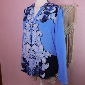New York & Company | Long Sleeve Blouse Medium